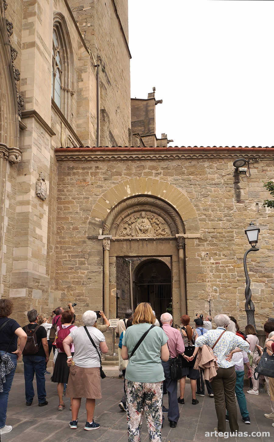 Llegada a la Seu de Manresa