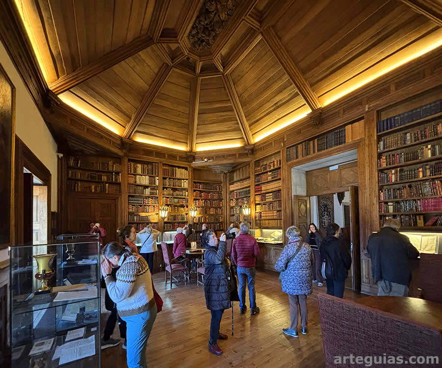 En uno de los salones de la Casa Mateus