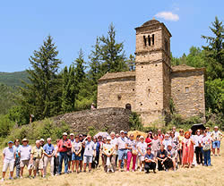 Imágenes del Viaje por el gran románico aragonés: Jaca, Santa Cruz de la Serós, San Juan de la Peña y El Serrablo