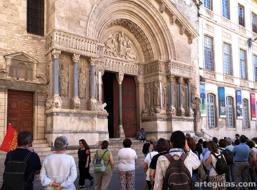 Momento de la segunda visita a la Provenza