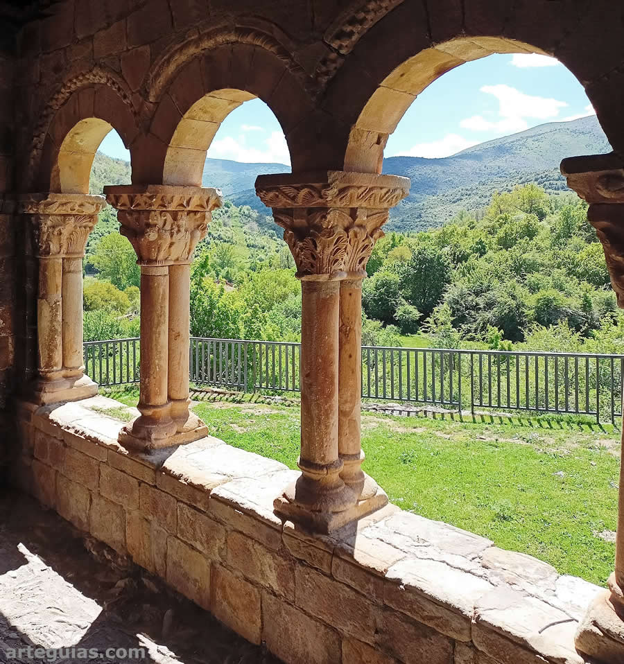 Vistas desde la galería porticada