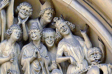 T&iacute;mpano de la Puerta del Juicio de la catedral de Bamberg