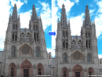Correcci&oacute;n de deformaciones del gran angular