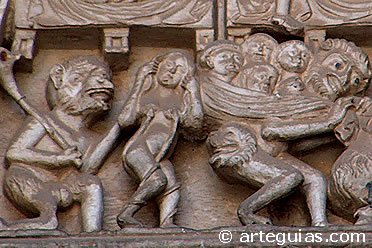 Detalle del Juicio Final. Catedral de Toledo