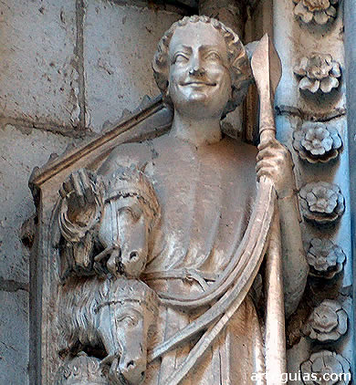 Paje de los Reyes Magos. Catedral de Toledo. Siglo XIII