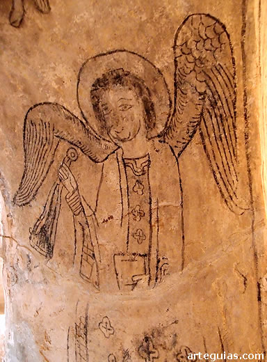 Pintura de un &aacute;ngel