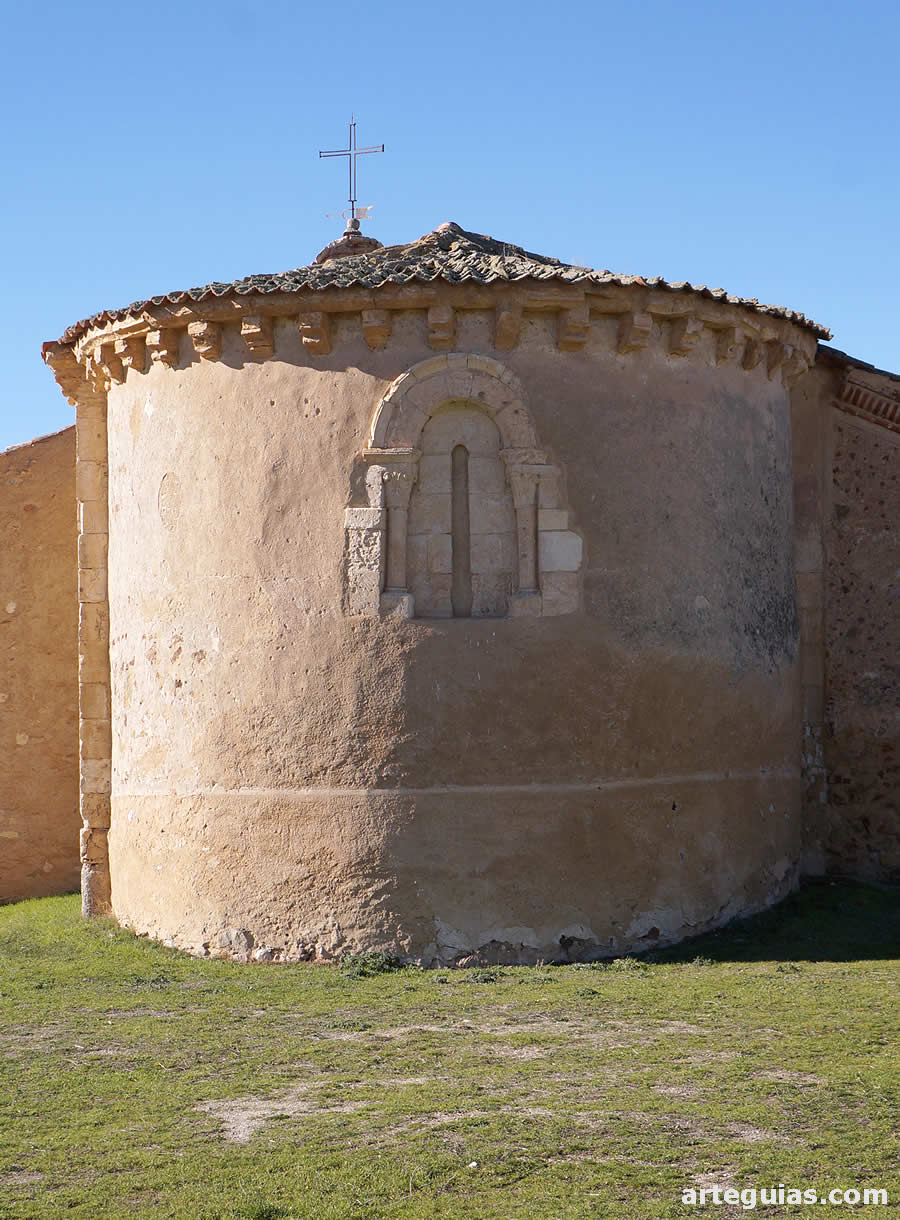 Ábside de la ermita de San Miguel de Párraces