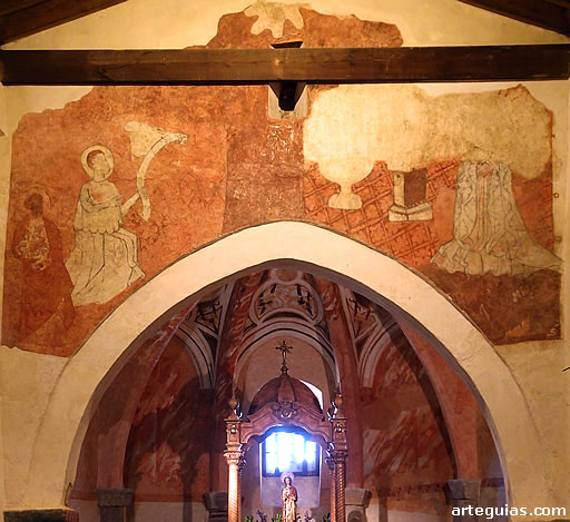 Pinturas de la Ermita de San Mam&eacute;s de Aroche