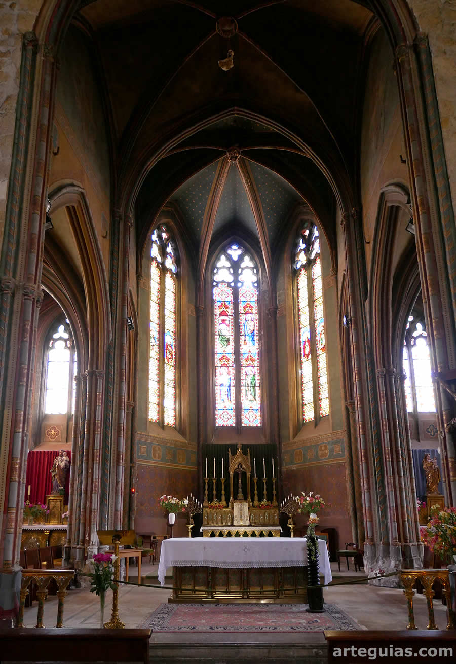 Espectacular interior del &aacute;bside central