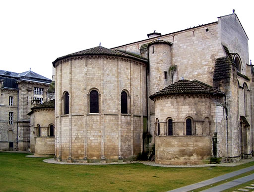 Cabecera de la Iglesia rom&aacute;nica de la antigua Abad&iacute;a de Sainte-Croix de Burdeos