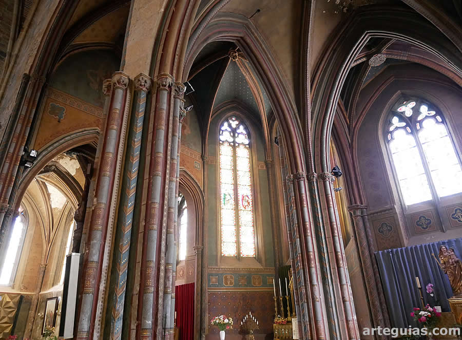 Cabecera de la iglesia de Saint-Pierre de Orthez, Francia