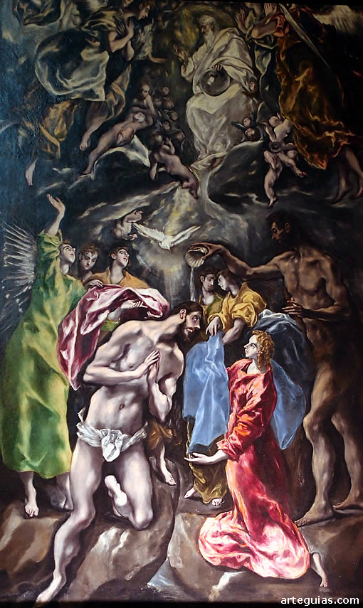 Cuadro del Bautismo de Jes&uacute;s
