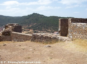 Vista desde el catillo de Aracena, Huelva