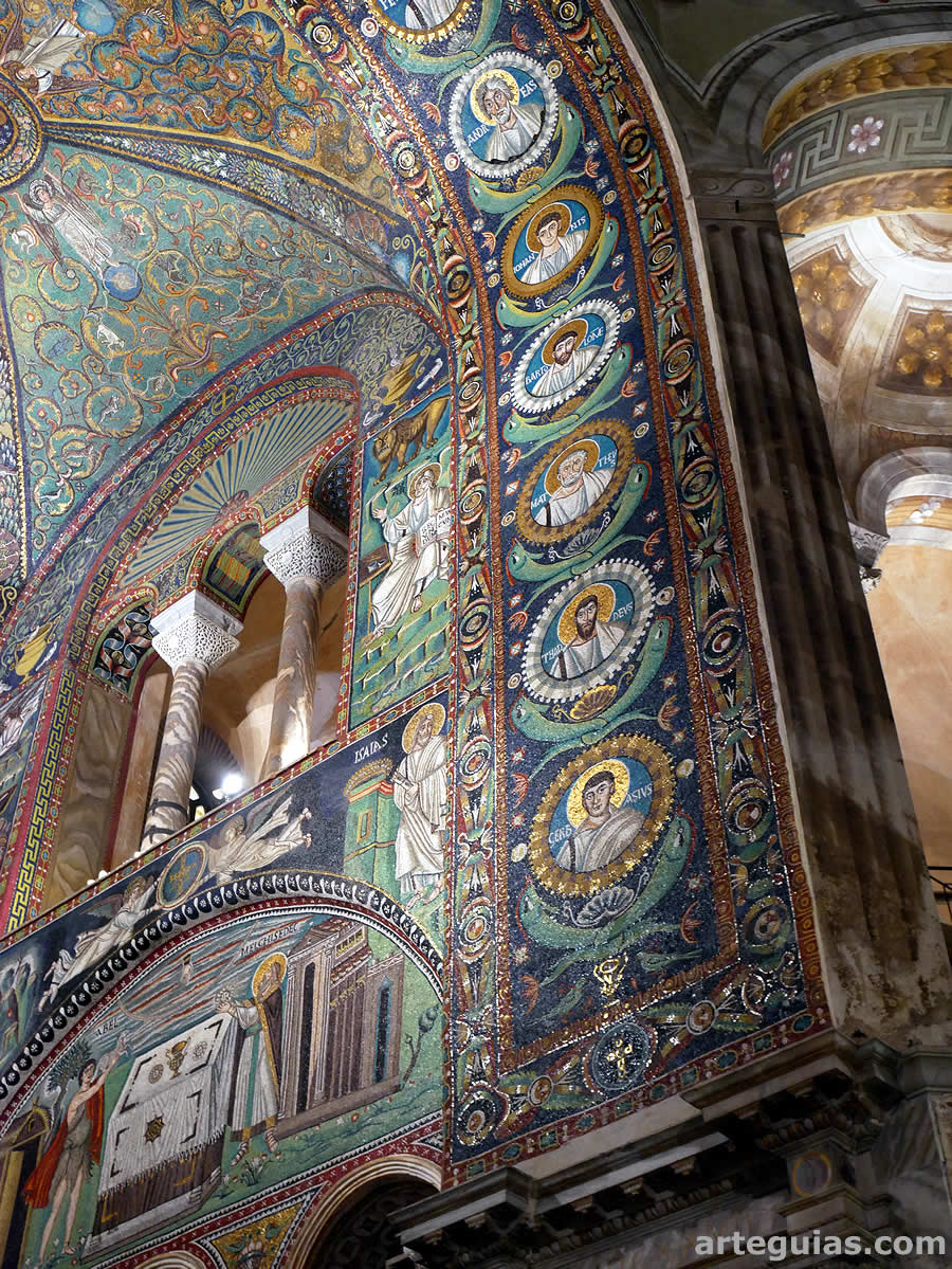 San Vital de R&aacute;vena muesta una explosi&oacute;n de mosaicos bizantinos