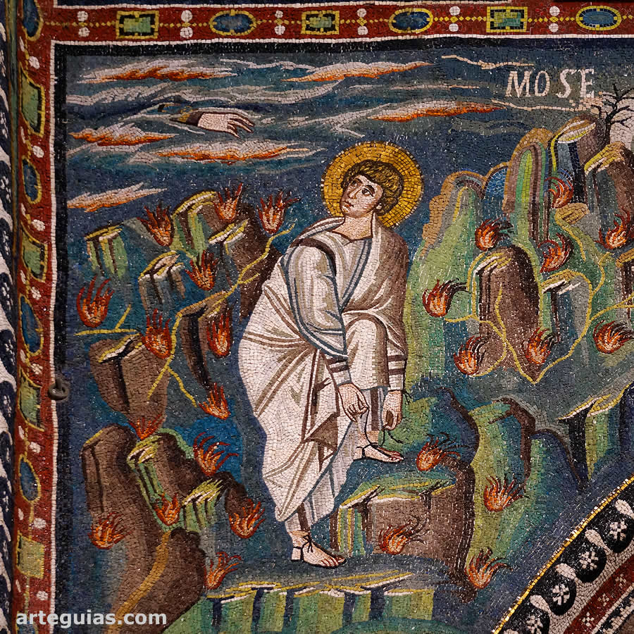 Moises ante la zarza ardiente