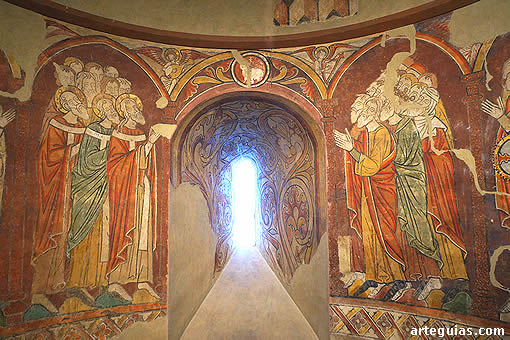 Pinturas procedentes de la Iglesia de Artaiz, en el Museo de Pamplona