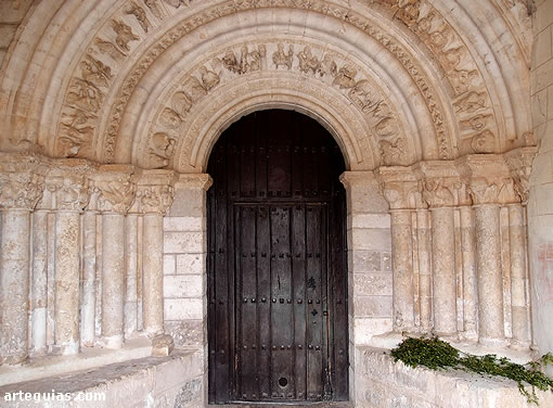 Puerta rom&aacute;nica de la iglesia de Hormaza, Burgos