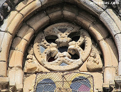 Detalle del &oacute;culo de este ventanal