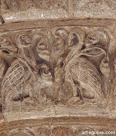 Arp&iacute;as de la portada. Iglesia de La Magdalena de Tarazona