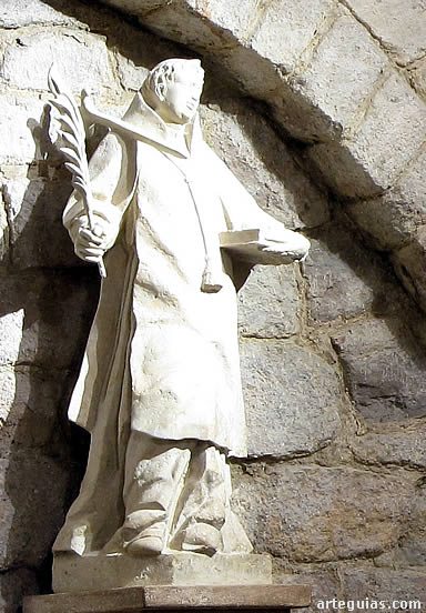 Estatua de San Antol&iacute;n, m&aacute;rtir por recharzar el arrianismo