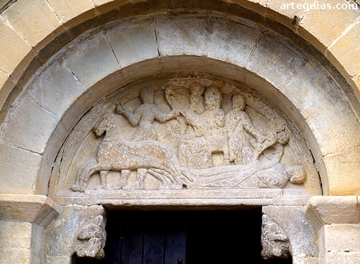Puerta de la iglesia de San Felices de Uncastillo