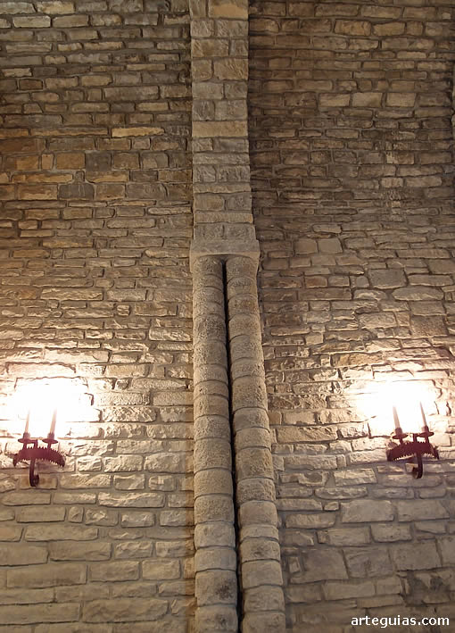 Dobles columnas del interior