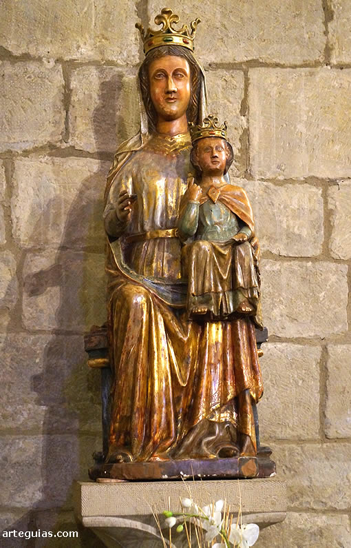 La imagen g&oacute;tica de la Virgen del P&oacute;polo