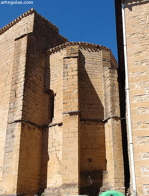 Iglesia de Santa Mar&iacute;a del P&oacute;polo de San Mart&iacute;n de Unx: cabecera