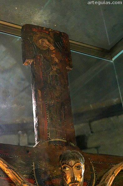 Pintura de la parte superior del Cristo de Salard&uacute;