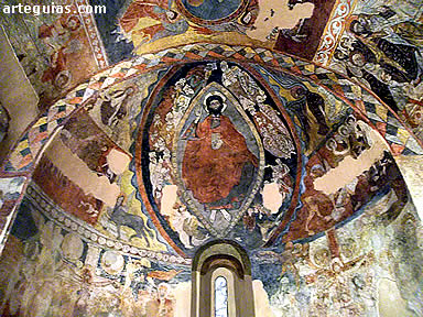 Maiestas Domini, los ancianos y el Tetramorfos