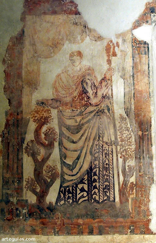 Pinturas murales de la capilla norte. Villacantid