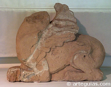 Arqueolog&iacute;a:  esfinge ib&eacute;rica del Museo Arqueol&oacute;gico Nacional