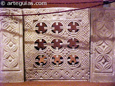 arte geometrizado en un cancel visigodo