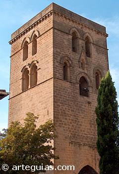 Torre abacial junto a la iglesia de Santa Mar&iacute;a de los Reyes de Laguardia, &Aacute;lava