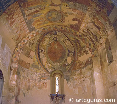 Pinturas rom&aacute;nicas de la iglesia de San Justo. Segovia