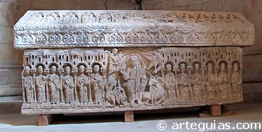Sepulcro rom&aacute;nico. San Juan de Ortega