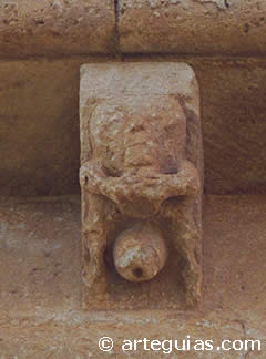 Canecillo de Barahona del Fresno (Segovia)