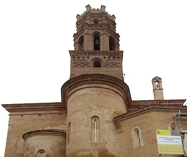 Cabecera de la concatedral de Monz&oacute;n