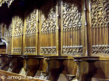 Siller&iacute;a del coro del Monasterio de Santo Domingo de &Aacute;vila