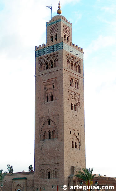 Alminar de la Koutoubia, Marrakech. S&iacute;mbolo del poder almohade