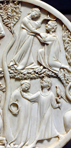 Escenas de amor cort&eacute;s