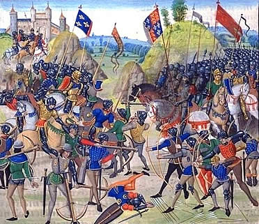 Batalla de Crecy,  Guerra de los Cien A&ntilde;os