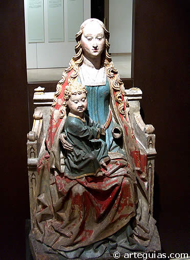 Santa Mar&iacute;a la Mayor., procedente del Arco de Santa Mar&iacute;a de Burgos Gil de Silo&eacute;