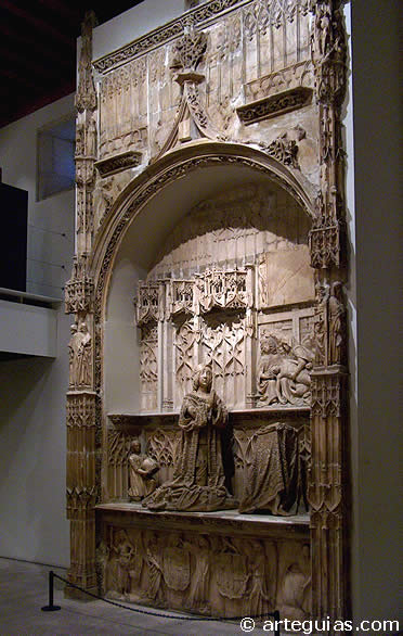 Sepulcro de Juan Padilla. Gil de Silo&eacute;