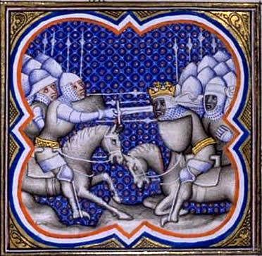 Tropas carolingias en la Batalla de Roncesvalles