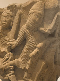 La cota de malla fue progresivamente siendo sustituida por la armadura completa