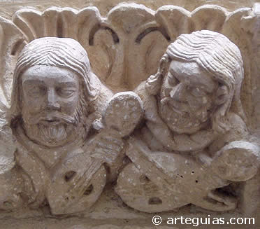 Detalle de esculturas de Juan de Piasca