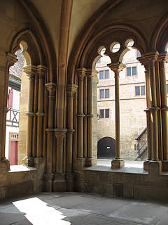 Detalle del claustro del monasterio de Maulbronn (Alemania)