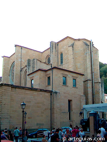 Cabecera de la iglesia de San Vicente en San Sebasti&aacute;n