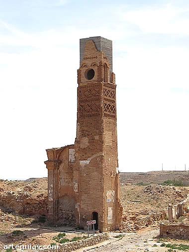Torre del Reloj. Belchite Viejo